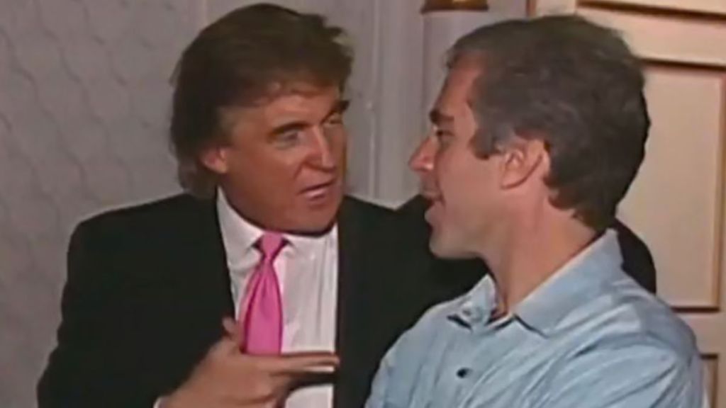Donald Trump and Jeffrey Epstein