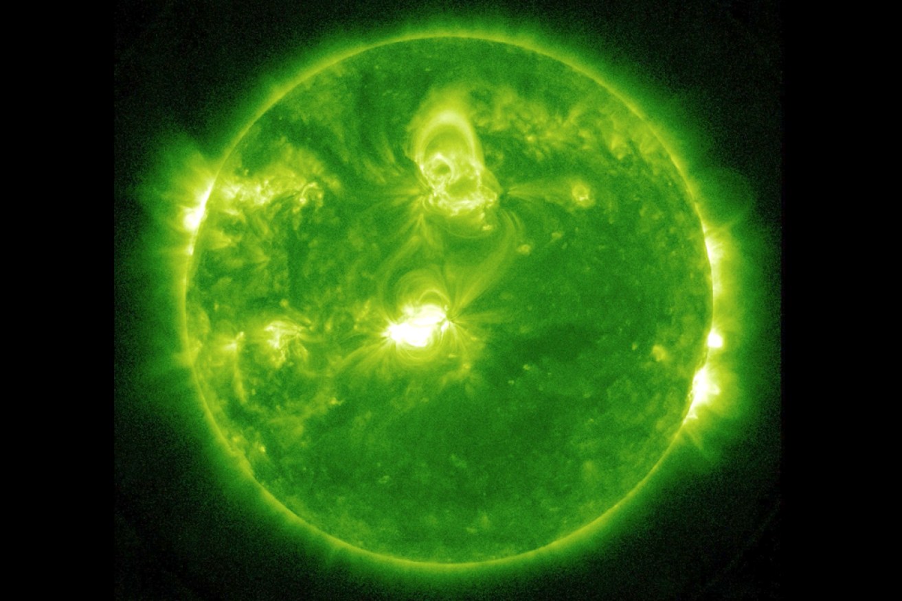 Ground measurements of solar energetic particles are reportedly some of the largest since 2005.