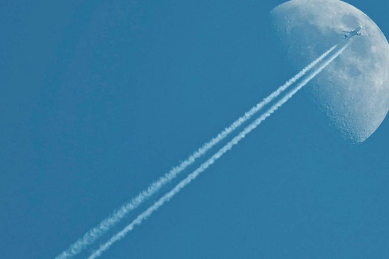 Conspiracy theorists say that contrails are actually clouds of chemical or biological agents.