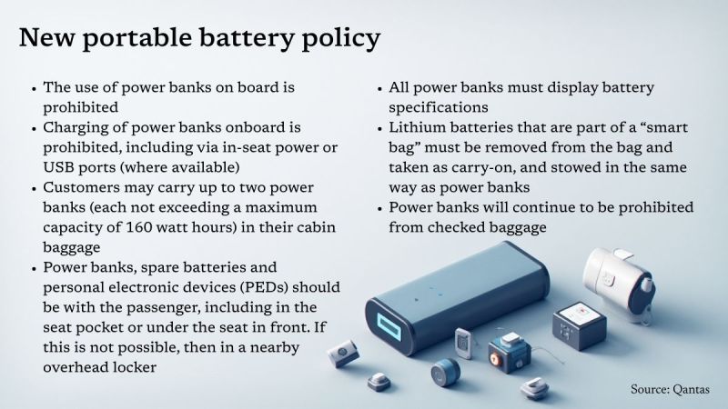qantas portable battery