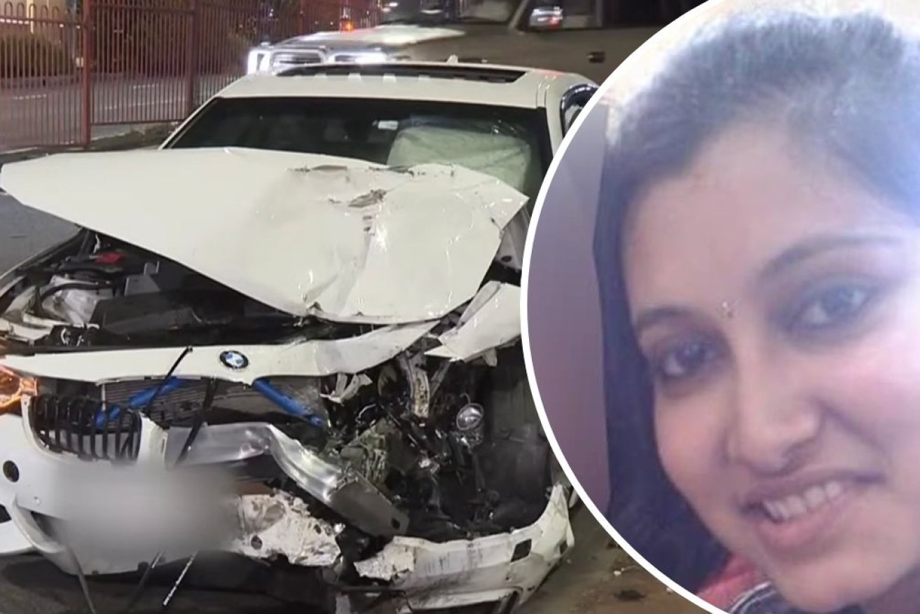 Samanvidha Dhareshwar was eight months pregnant when she was struck and killed while walking in north Sydney.