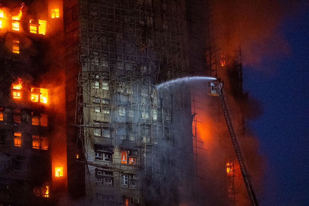 Hong Kong high-rise fire