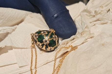 Police recover Fabergé pendant 'eaten' by suspect