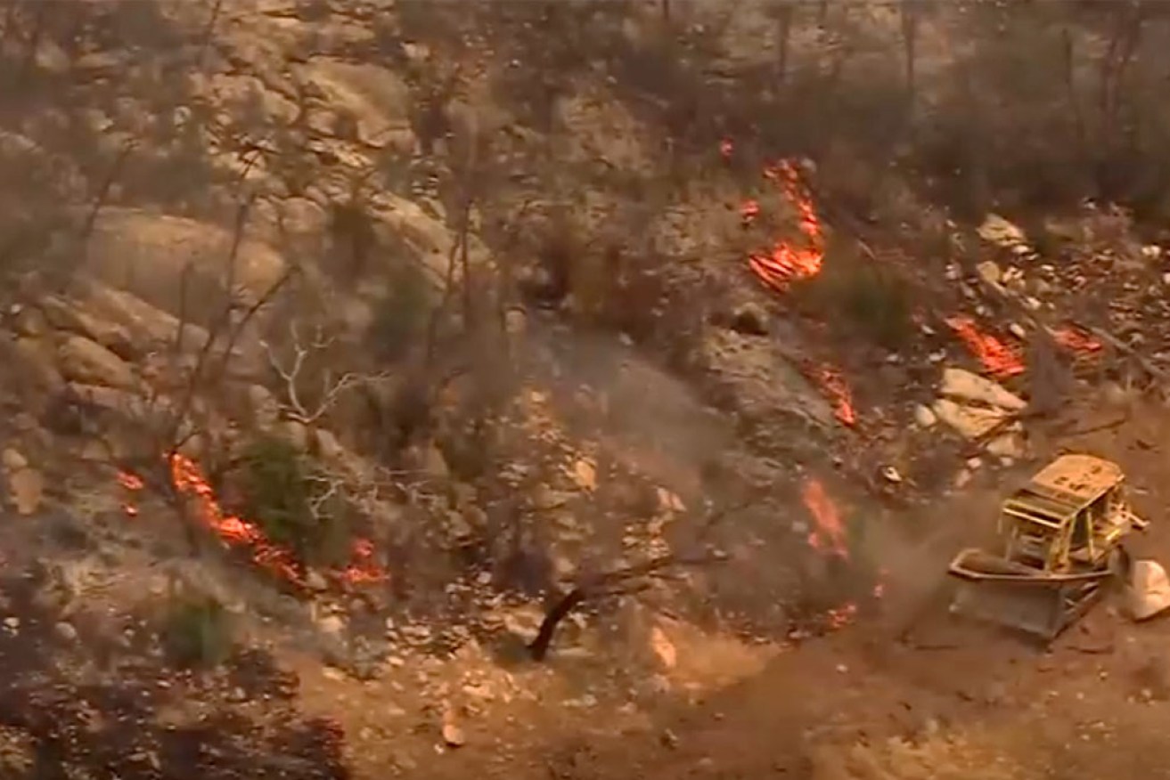 The WA bushfires have been downgraded to 'watch and act'. <i>Photo: ABC News</i>
