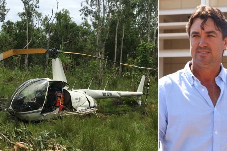 Reality TV star behind bars over chopper crash probe