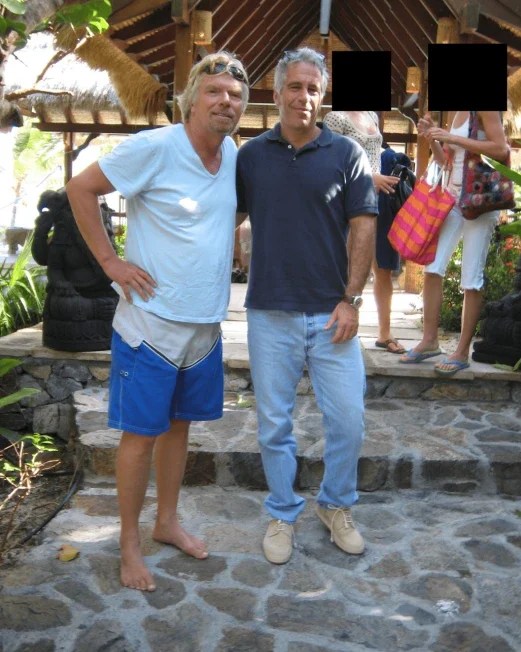 Sir Richard Branson and Epstein