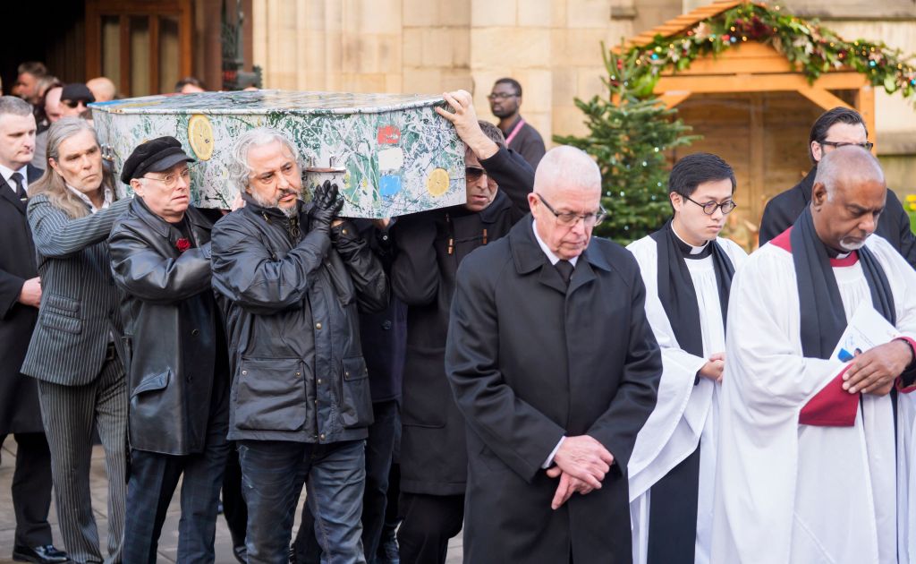 Mani Stone Roses funeral