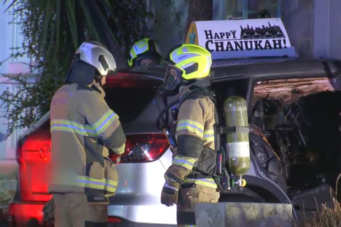 Police are investigating a suspected antisemitic arson attack on Christmas Day.