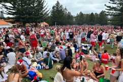 Christmas revellers switch beaches after Bondi attack