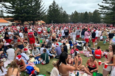 Christmas revellers switch beaches after Bondi attack