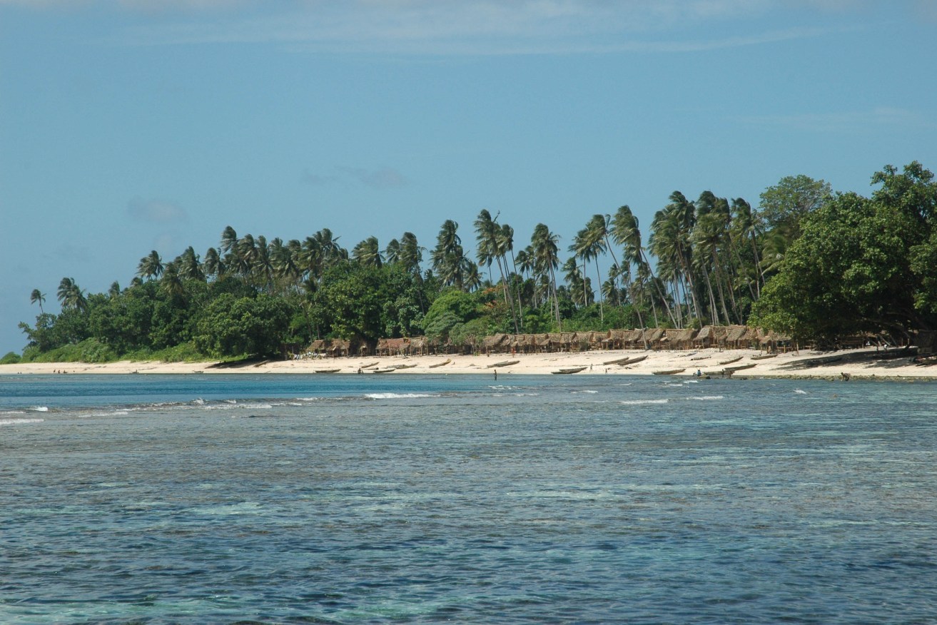 An Australian-flagged cruise ship will be refloated after running aground in Papua New Guinea.