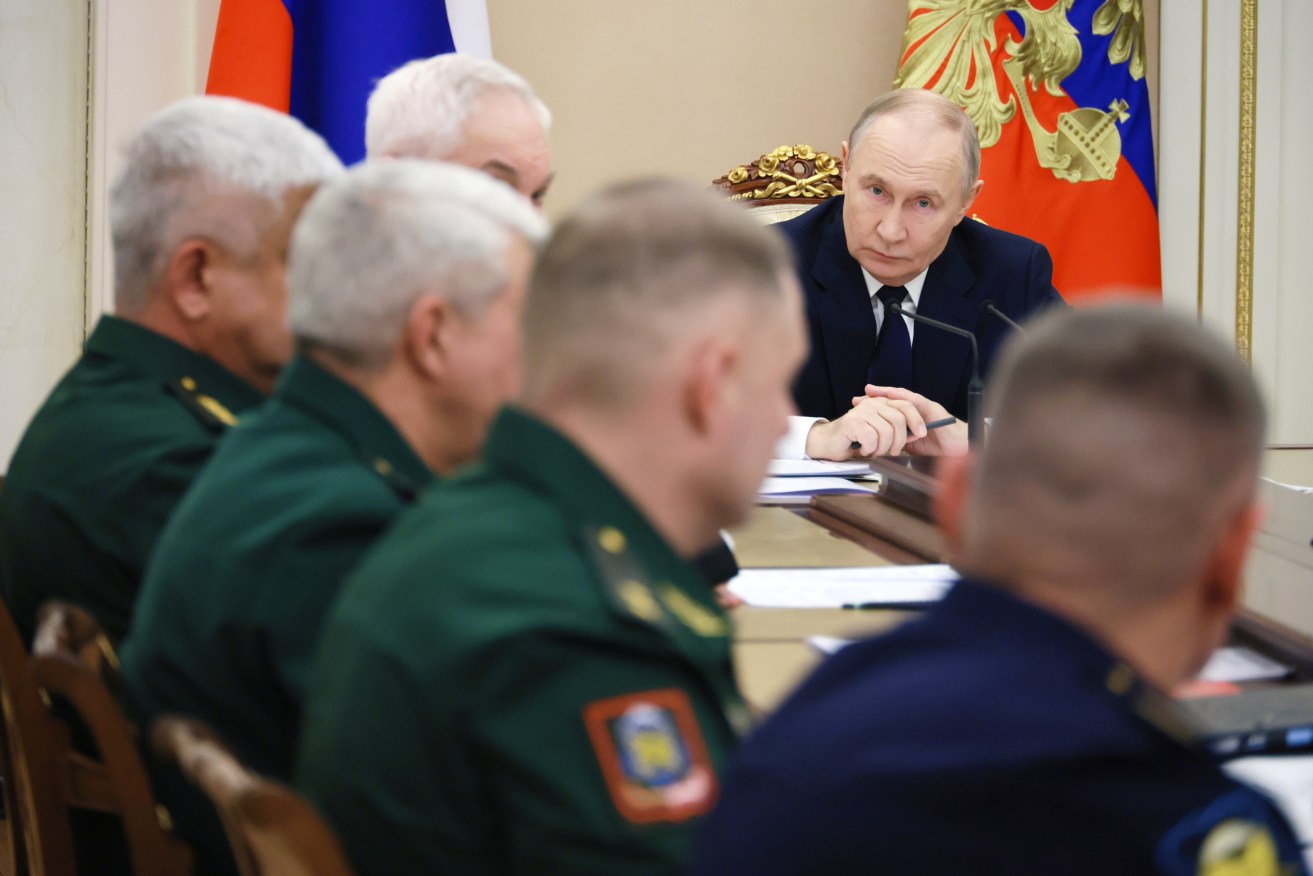 President Vladimir Putin meets to discuss Russia's 'special military operation' in Ukraine.
