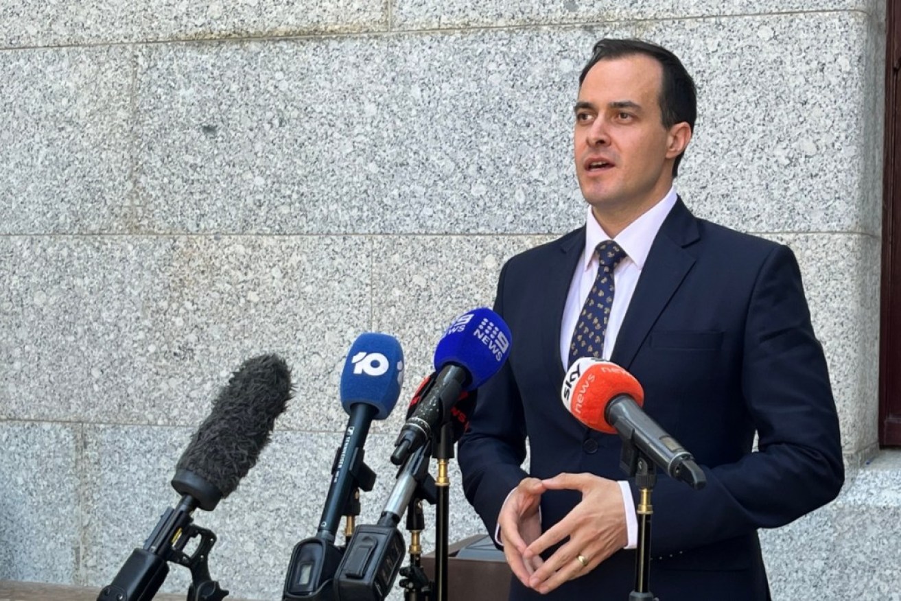 Vincent Tarzia today resigned as Liberal leader. <i>Photo: Charlie Gilchrist / InDaily</i>
