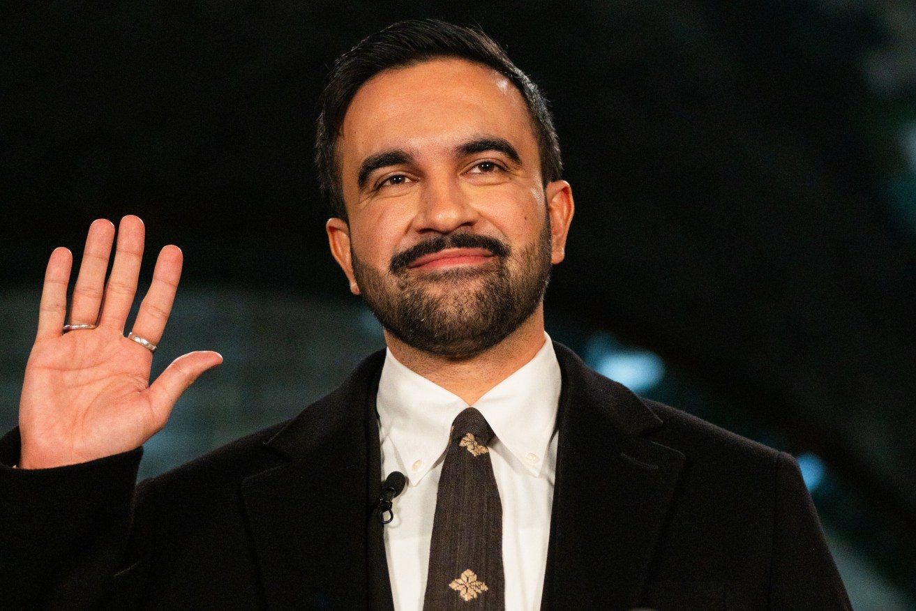Zohran Mamdani has taken his oath as New York mayor in a decommissioned subway station below City Hall.