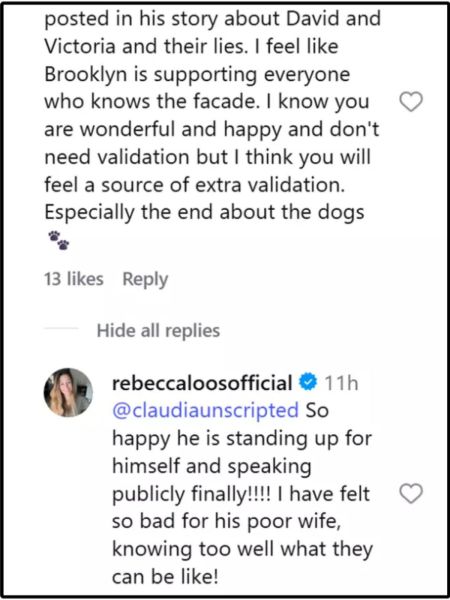 rebecca loos david beckham