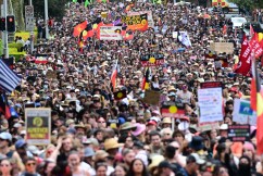 Plea for unity as marches highlight deep divisions