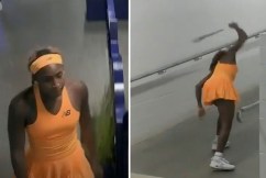 Gauff speaks out over racquet-smashing video