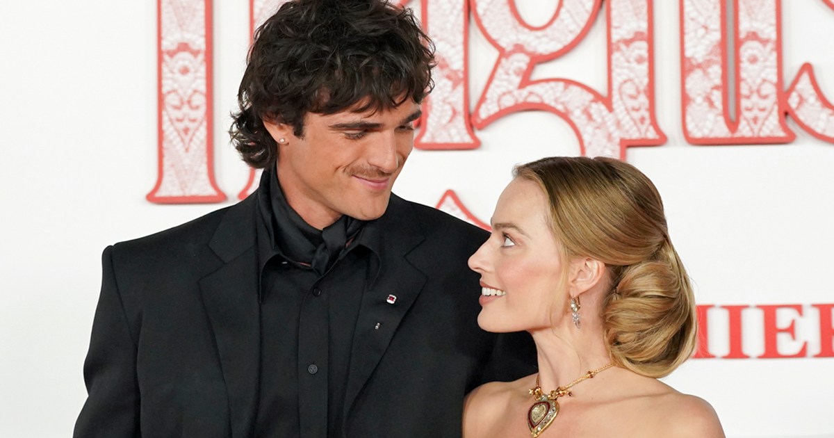 Robbie and Elordi dial up 'showmance' for Wuthering Heights unveil