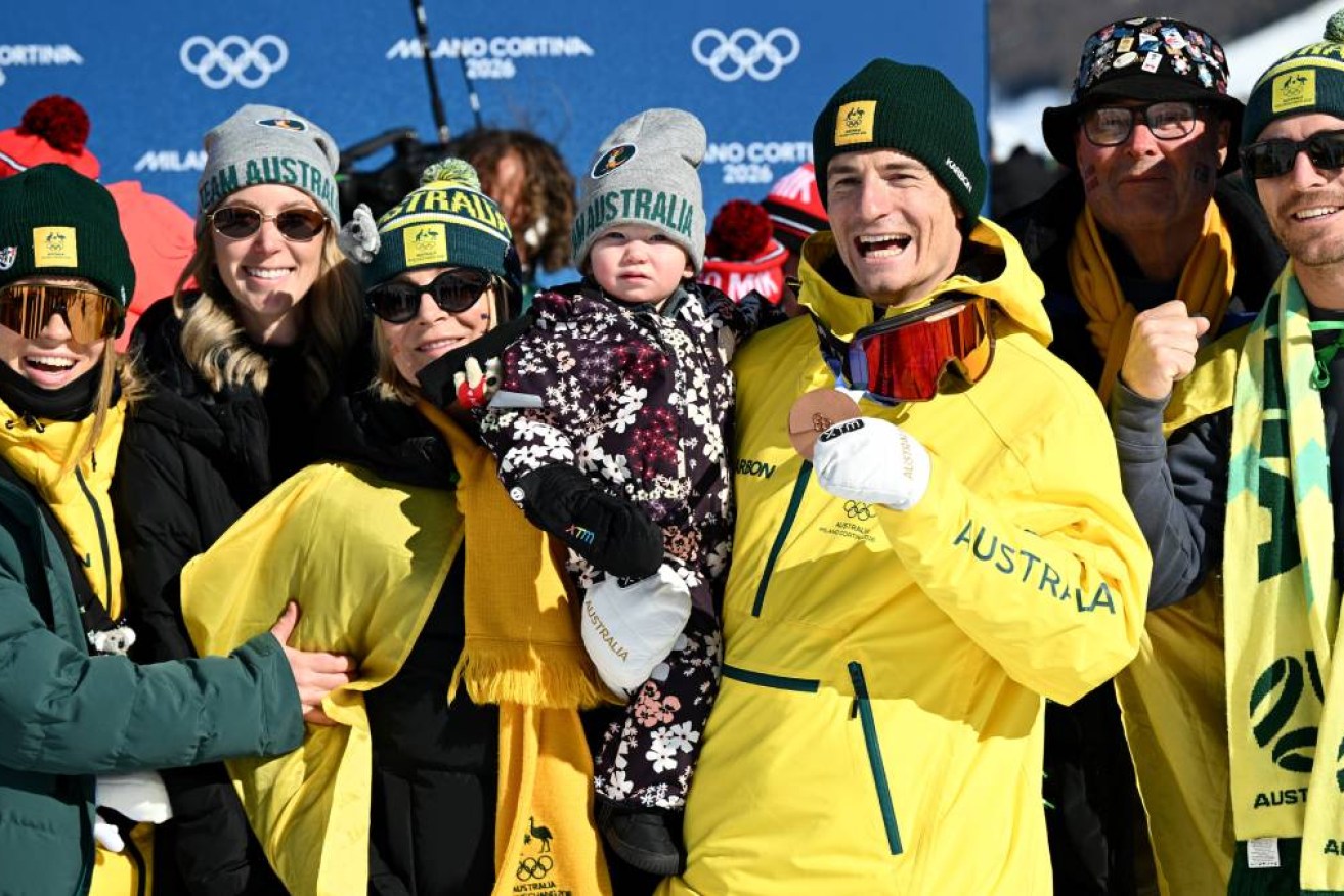 Aussie stalwart Matt Graham was emotional after taking another Olympic medal in the dual moguls.