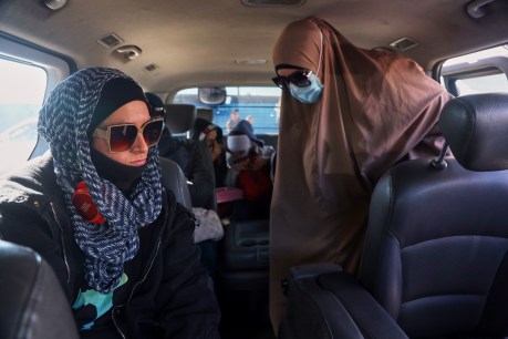 Australians released from Syria camp turned back