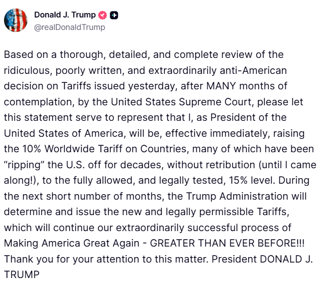 Trump tariffs Supreme Court