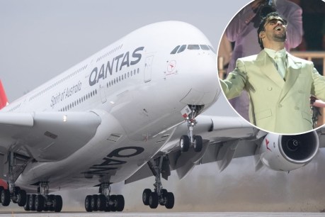 Bad Bunny charters Qantas A380 to Sydney