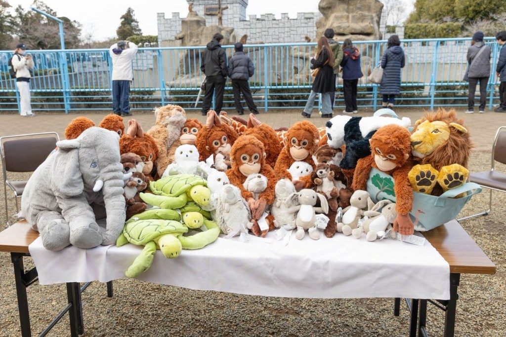 Stuffed toys for Punch the monkey
