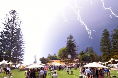 Lightning strikes four people in Perth storms