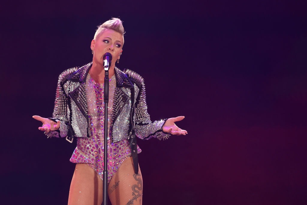 Pink on Australian tour