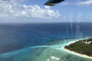 Man airlifted after shark attack on resort island