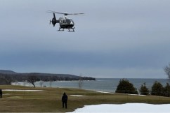 Choppers rescue 23 people floating away on ice sheet