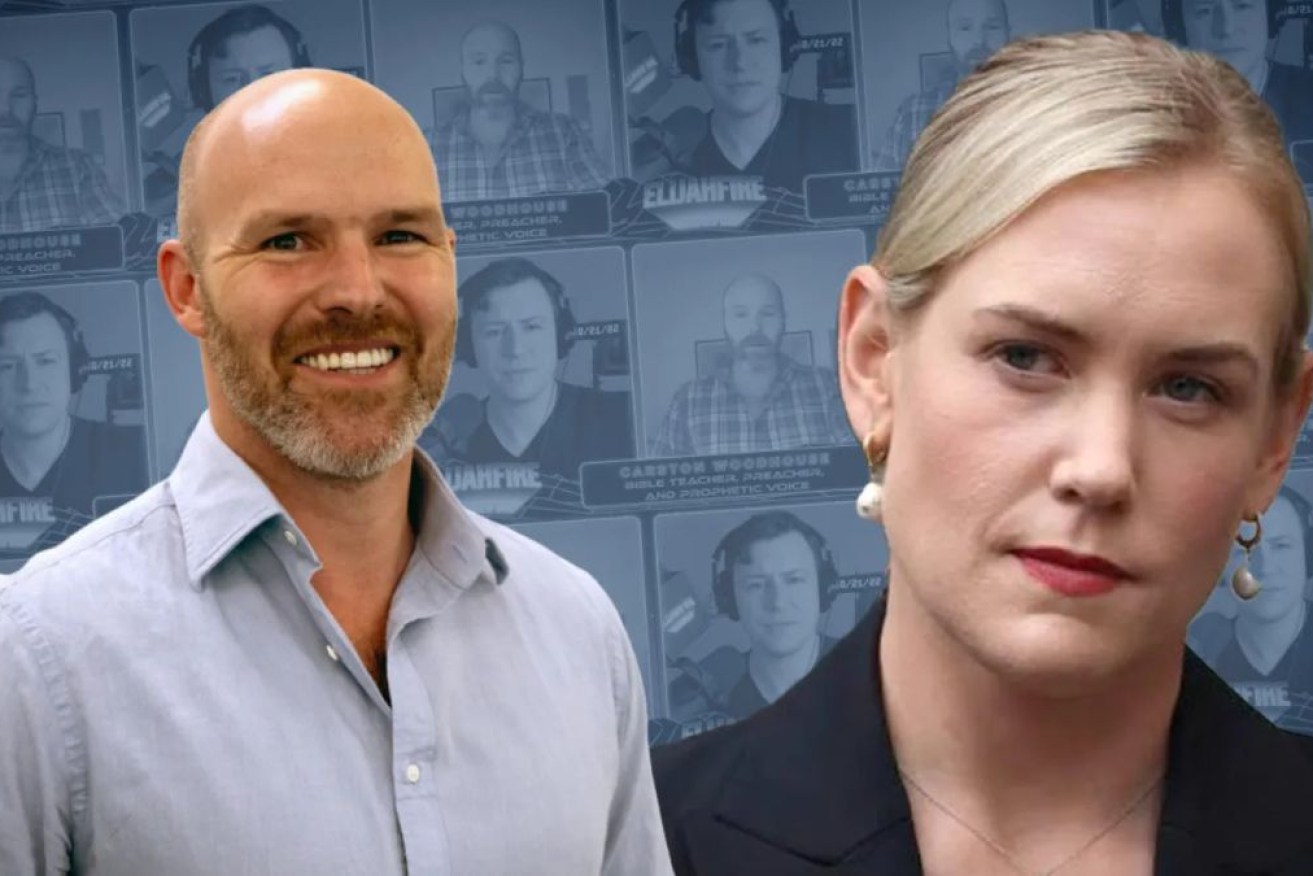 Dumped Liberal candidate Carston Woodhouse and SA leader Ashton Hurn.