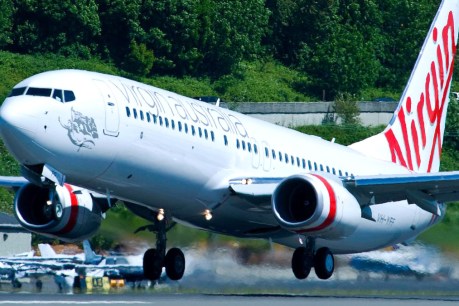 Burning vape sparks midair Virgin emergency