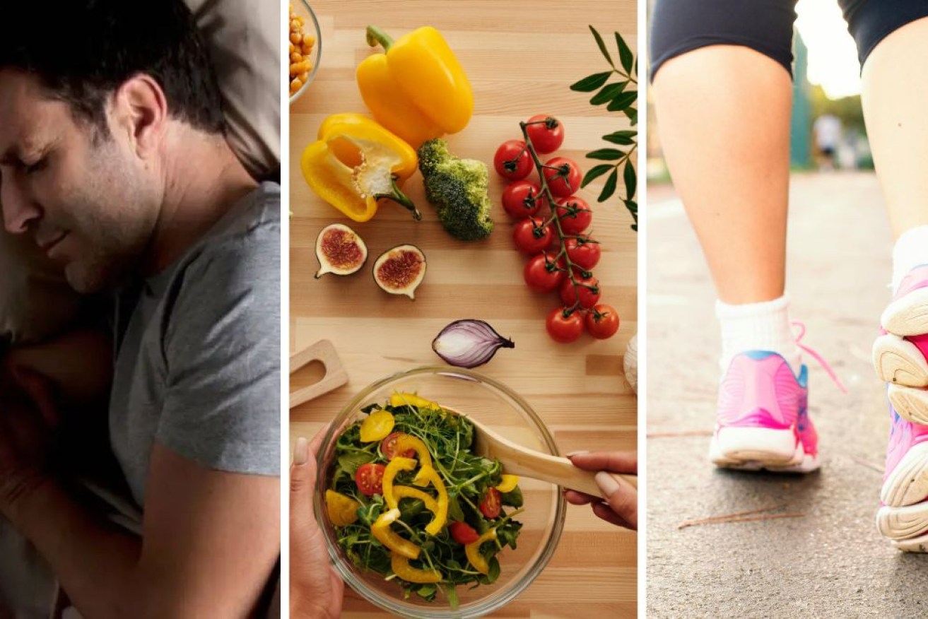Small, sustainable lifestyle changes can add up to a healthier heart. <i>Photos: Getty / AAP</i>