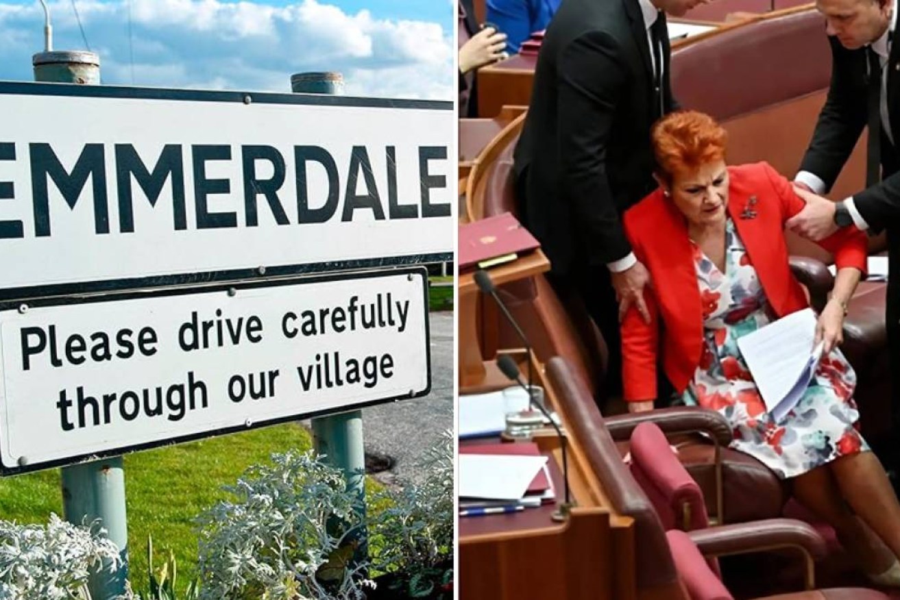 The foreign-run pages have links to a long-running UK soap.