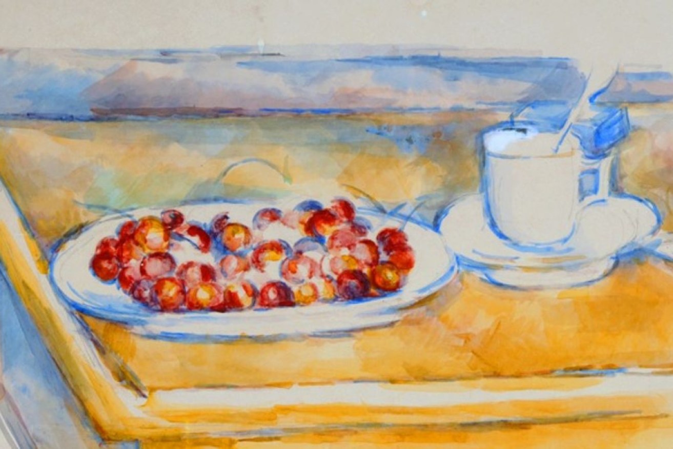 Cezanne's <i>Still Life with Cherries</i> was one of three paintings stolen.