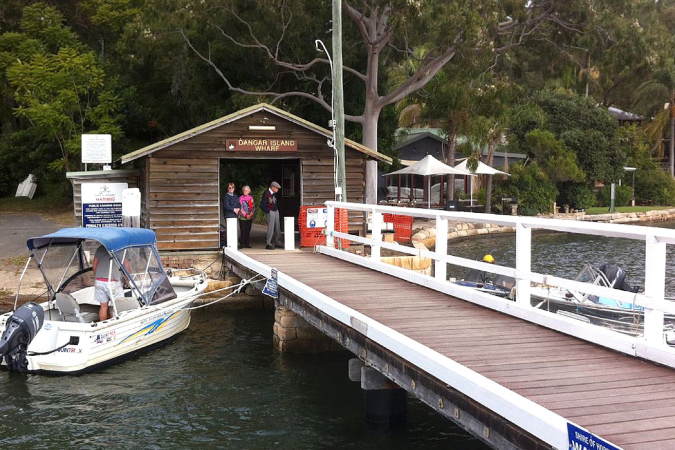The island is accessible via a regular ferry.