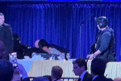 Trump evacuated from White House correspondents’ dinner after shots fired