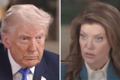 'A disgrace': Trump erupts at lone question