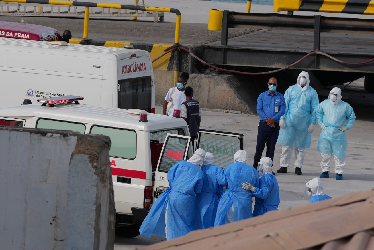 Passengers have been evacuated from the cruise ship for treatment.