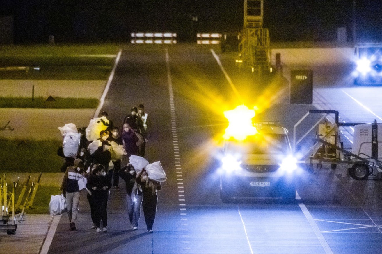 MV Hondius passengers arrive in the Netherlands after a flight from Tenerife. <i>Photo: EPA</i>
