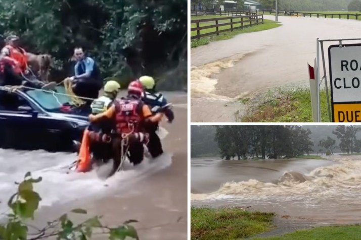 One dead, dozens of teens rescued in flood chaos