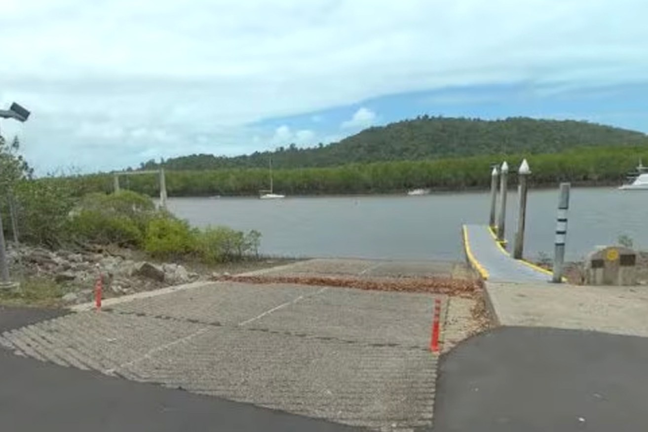 The Hull River boat ramp in far north Queensland.
