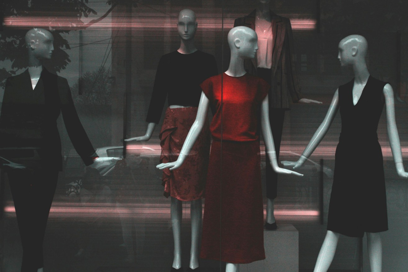 Black is never out of fashion in Melbourne.