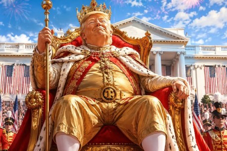 Trump makes US birthday about one thing: Himself