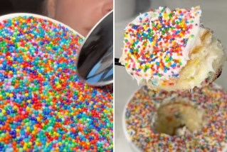 Sprinkling joy: People are going dotty for this viral cake trend