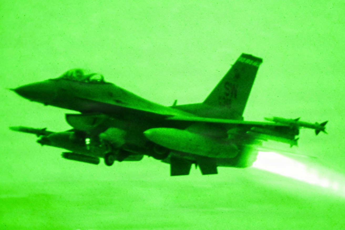 The US carried out what it called 'self-defence' strikes against Iran after the crash of an army helicopter. <i>Photo: X</i>