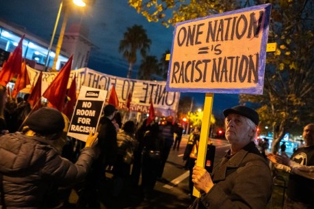 Hanson denies fundraiser moved because of protests
