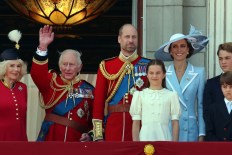 Royals turn out for Trooping the Colour parade