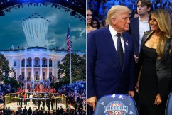 Cage fights and wild scenes for Trump's 80th